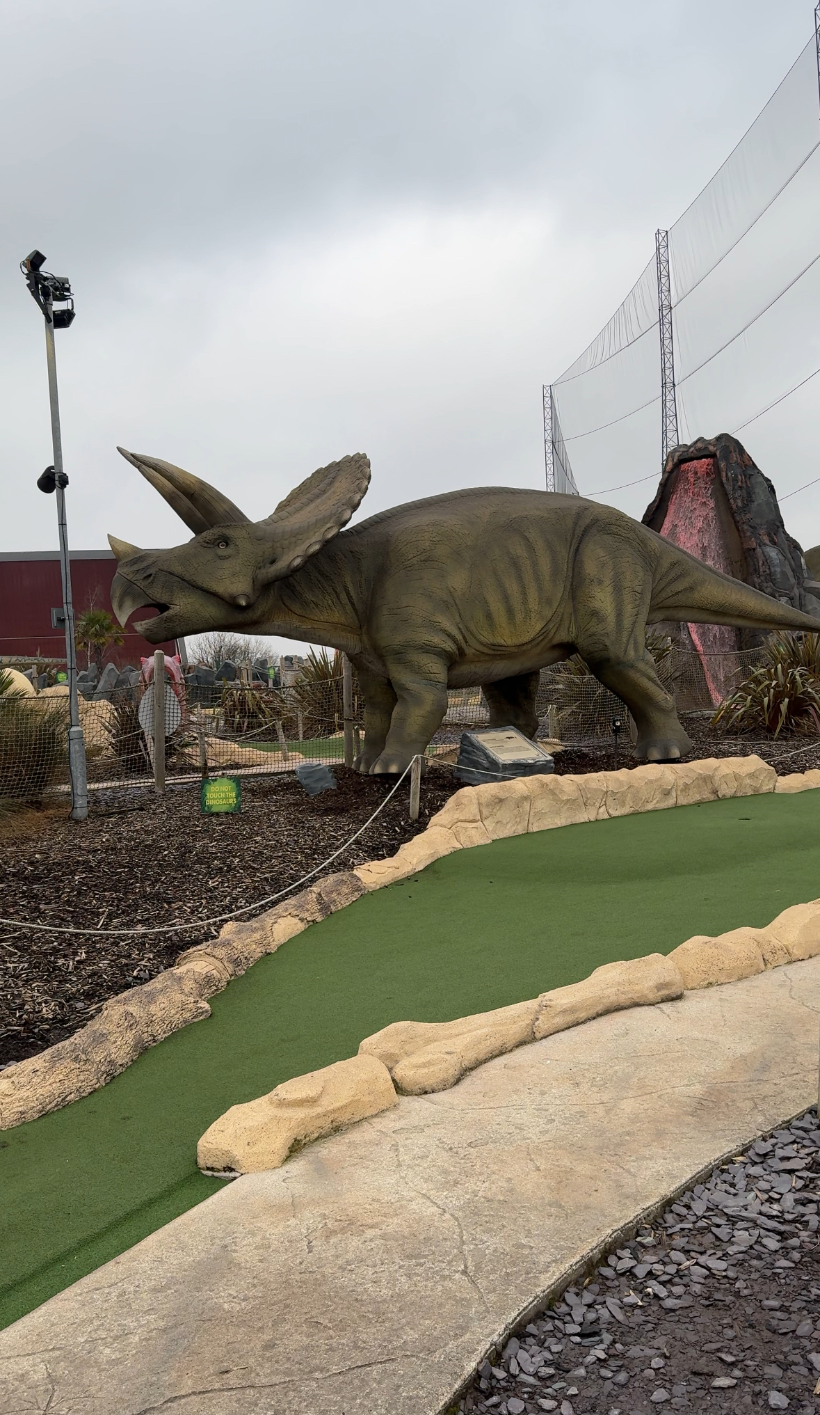A Roaring Good Time at Dino Falls Adventure Golf, Manchester
